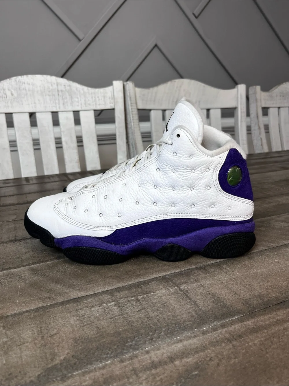 Nike Air Jordan 13 Lakers Purple OG Sneakers Size 10.5